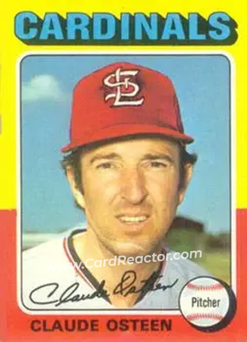 1975 Topps #453 - Claude Osteen - St. Louis Cardinals - Front