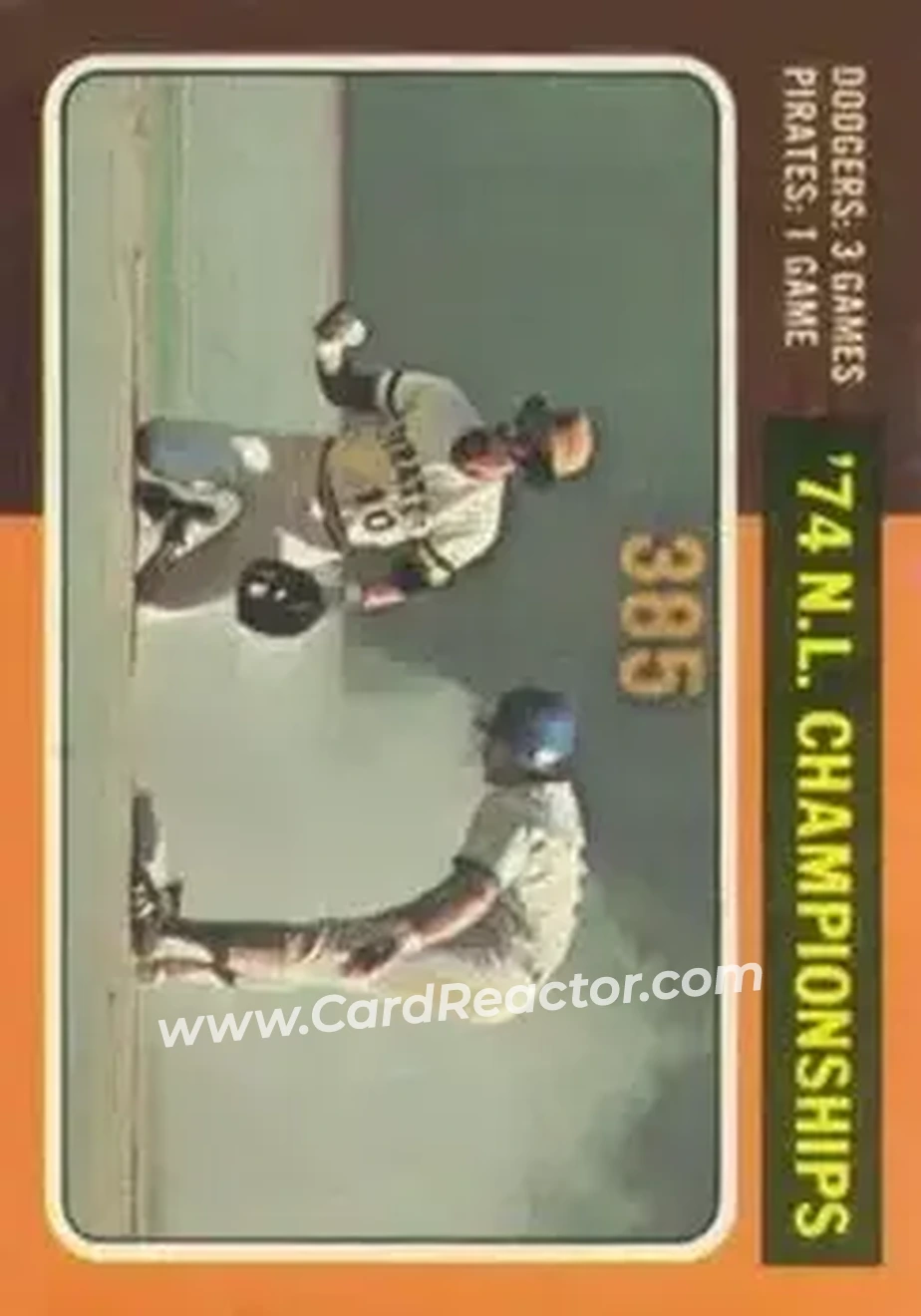 1975 Topps #460 - Card #460 - Front