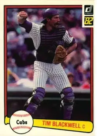 1982 Donruss #99 - Tim Blackwell - Chicago Cubs