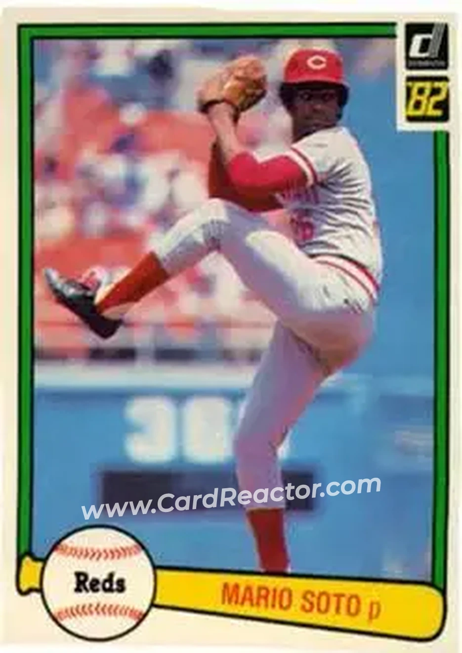 1982 Donruss #103 - Mario Soto - Cincinnati Reds - Front 1982 Donruss #103 - Mario Soto - Cincinnati Reds - Front