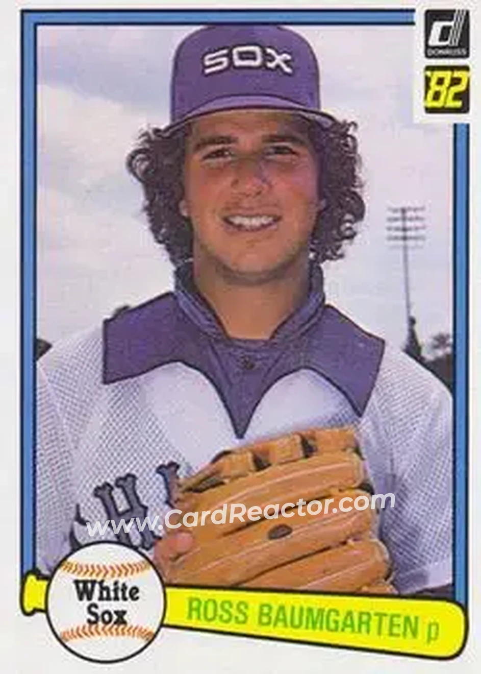 1982 Donruss #104 - Ross Baumgarten - Chicago White Sox - Front