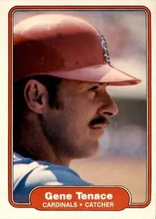 1982 Fleer #132 - Gene Tenace - St. Louis Cardinals