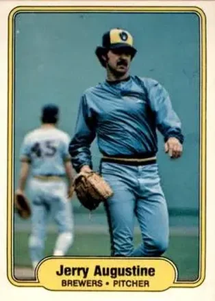 1982 Fleer #133 - Jerry Augustine - Milwaukee Brewers 1982 Fleer #133 - Jerry Augustine - Milwaukee Brewers