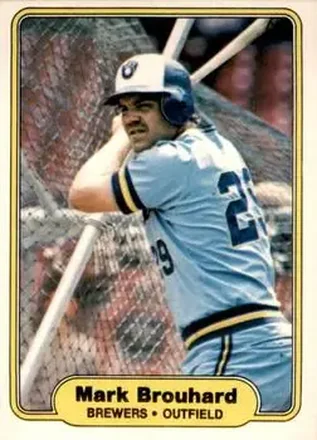 1982 Fleer #135 - Mark Brouhard - Milwaukee Brewers 1982 Fleer #135 - Mark Brouhard - Milwaukee Brewers
