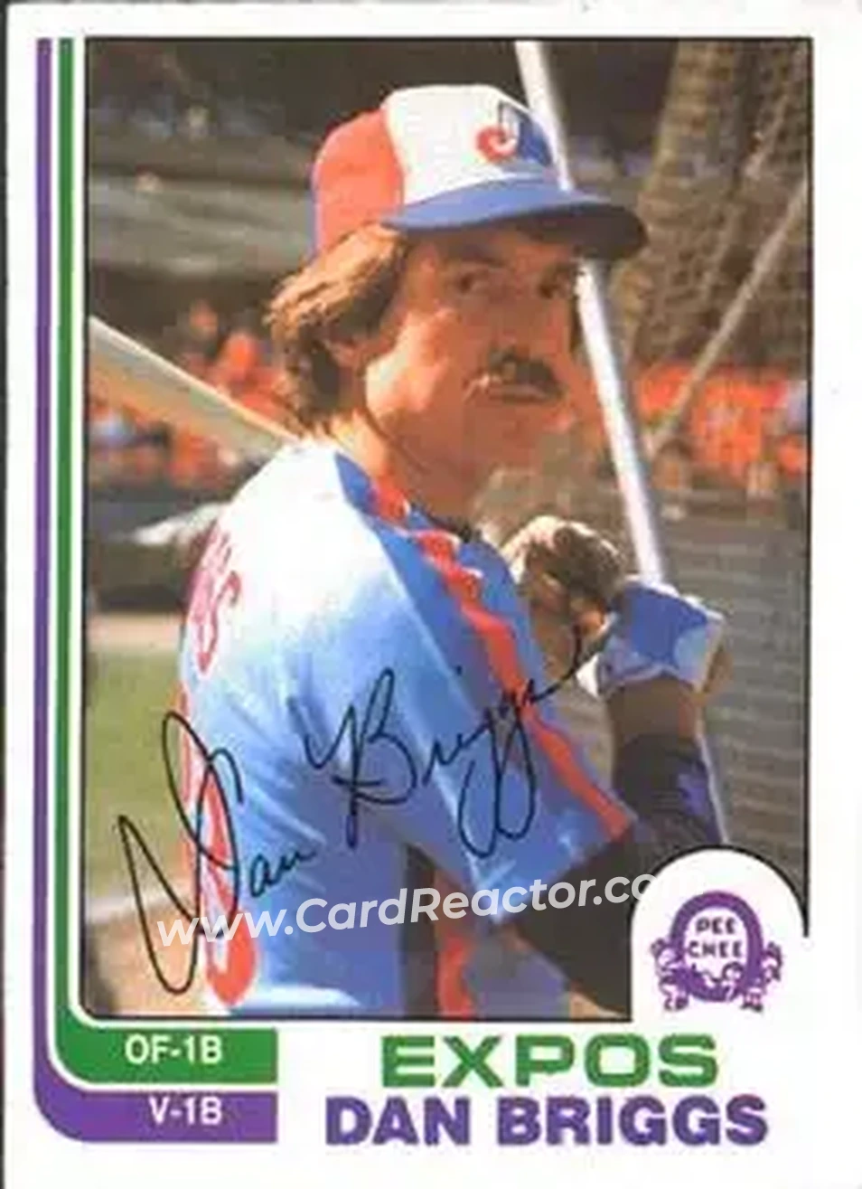 1982 O-Pee-Chee #102 - Dan Briggs - Montreal Expos - Front 1982 O-Pee-Chee #102 - Dan Briggs - Montreal Expos - Front