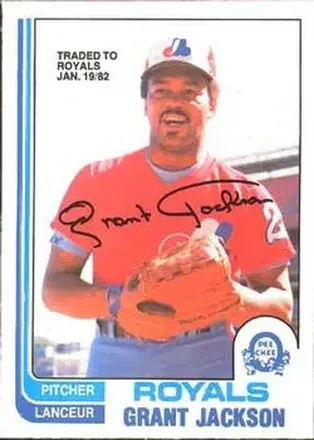 1982 O-Pee-Chee #104 - Grant Jackson - Kansas City Royals