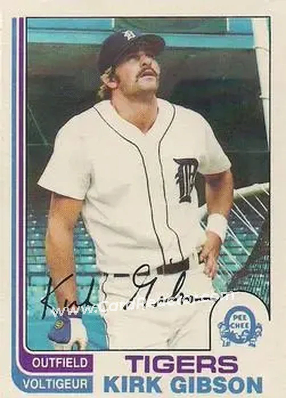 1982 O-Pee-Chee #105 - Kirk Gibson - Detroit Tigers - Front