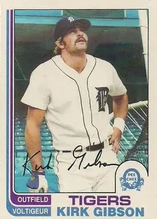 1982 O-Pee-Chee #105 - Kirk Gibson - Detroit Tigers
