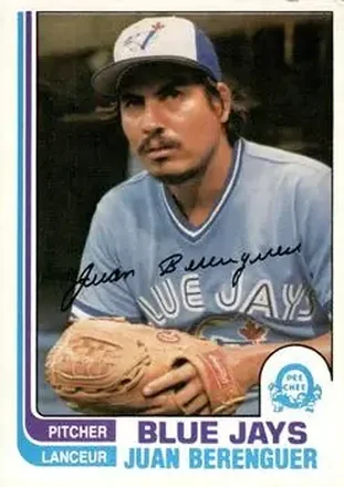 1982 O-Pee-Chee #107 - Juan Berenguer - Toronto Blue Jays 1982 O-Pee-Chee #107 - Juan Berenguer - Toronto Blue Jays