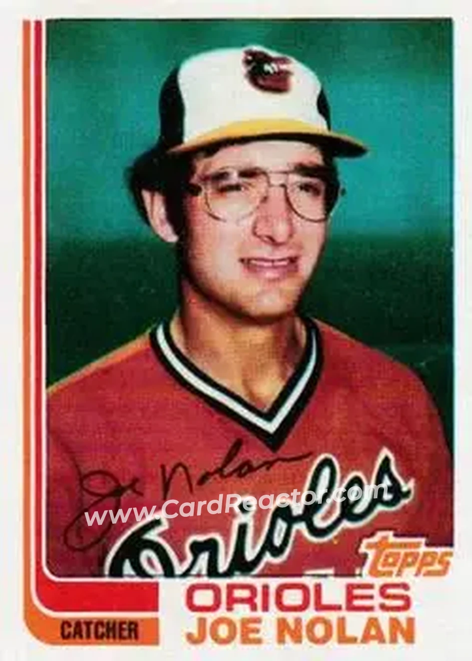 1982 Topps Traded #81T - Joe Nolan - Baltimore Orioles - Front 1982 Topps Traded #81T - Joe Nolan - Baltimore Orioles - Front