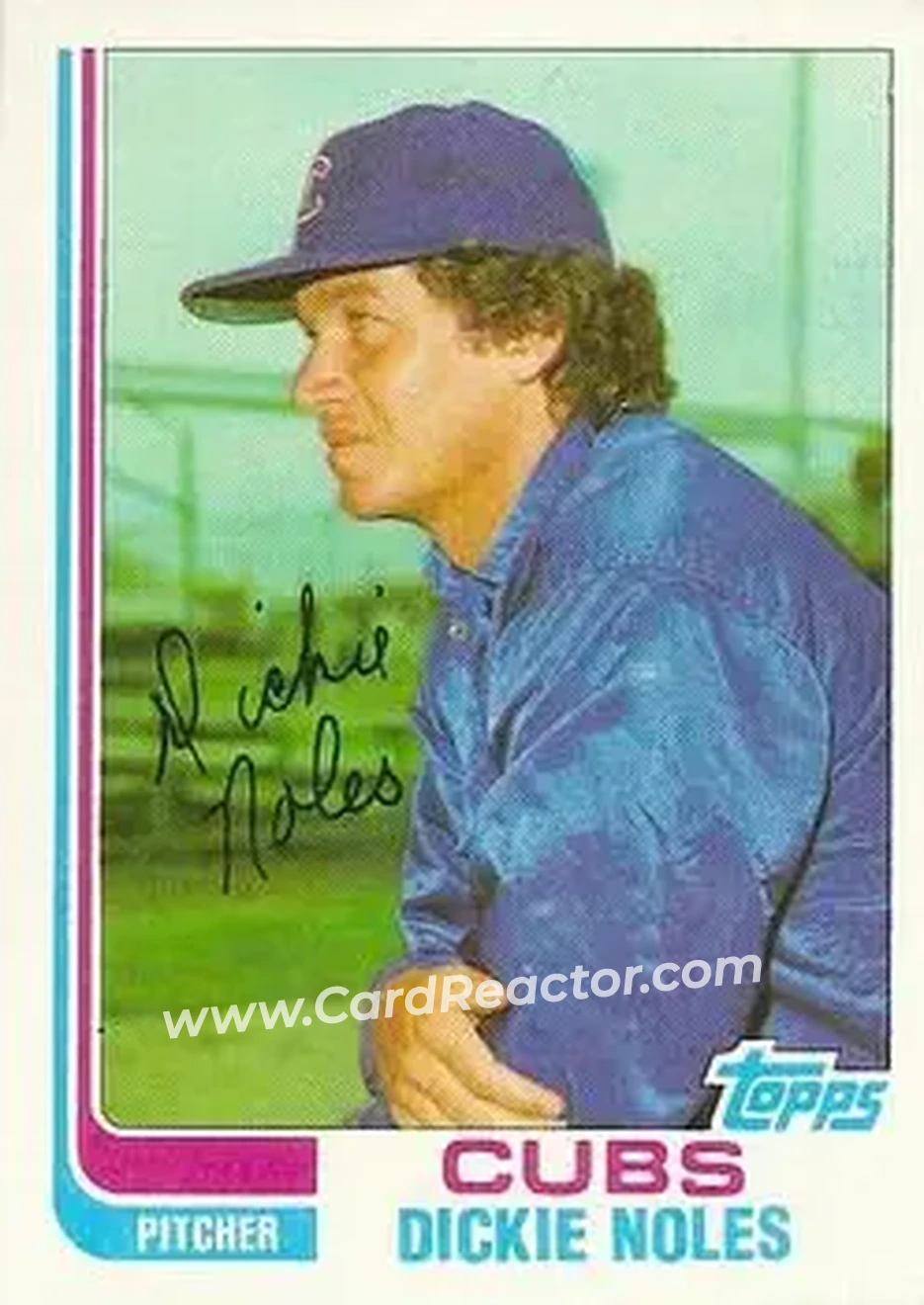 1982 Topps Traded #82T - Dickie Noles - Chicago Cubs - Front