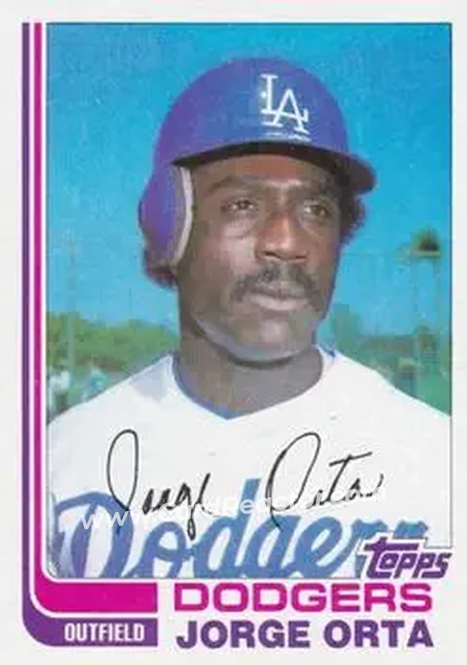 1982 Topps Traded #84T - Jorge Orta - Los Angeles Dodgers - Front