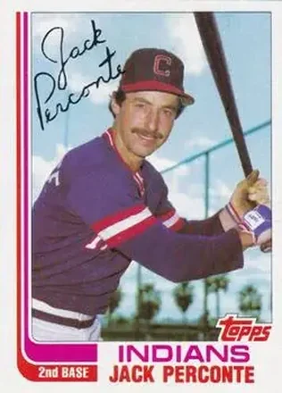 1982 Topps Traded #87T - Jack Perconte - Cleveland Indians