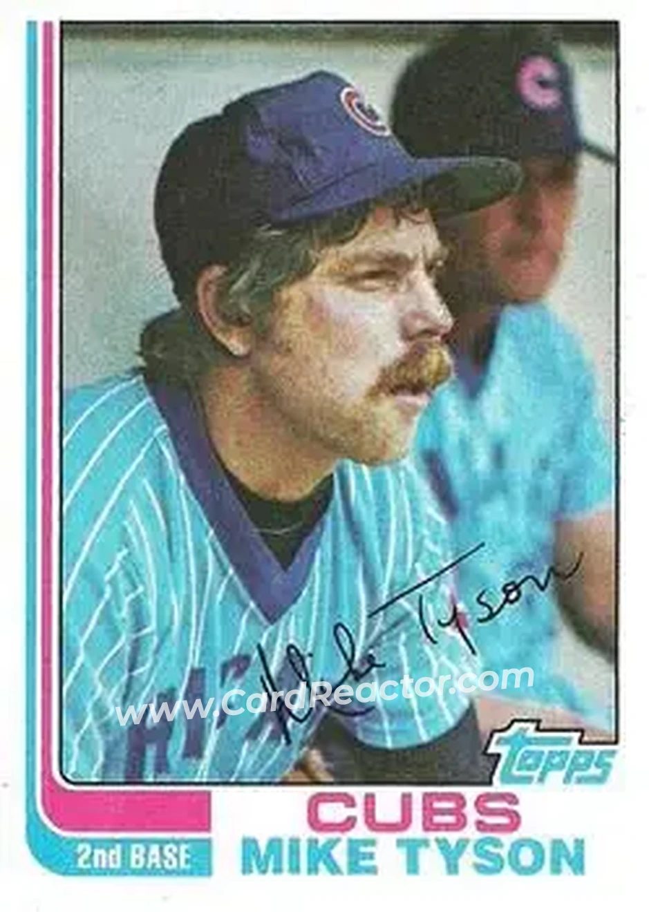1982 Topps #62 - Mike Tyson - Chicago Cubs - Front 1982 Topps #62 - Mike Tyson - Chicago Cubs - Front
