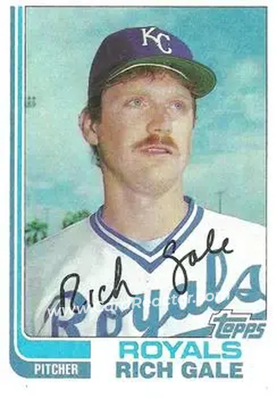 1982 Topps #67 - Rich Gale - Kansas City Royals - Front