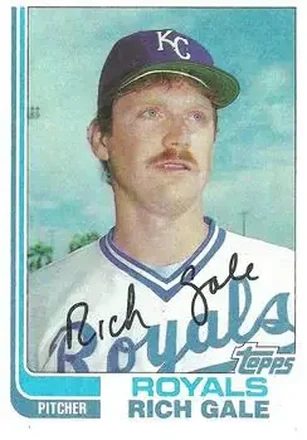 1982 Topps #67 - Rich Gale - Kansas City Royals