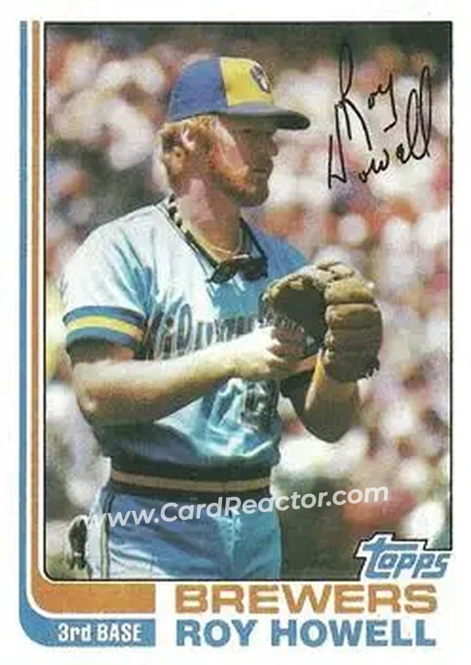 1982 Topps #68 - Roy Howell - Milwaukee Brewers - Front 1982 Topps #68 - Roy Howell - Milwaukee Brewers - Front