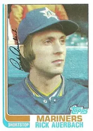 1982 Topps #72 - Rick Auerbach - Seattle Mariners
