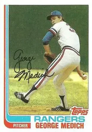 1982 Topps #78 - George Medich - Texas Rangers 1982 Topps #78 - George Medich - Texas Rangers