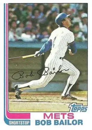 1982 Topps #79 - Bob Bailor - New York Mets 1982 Topps #79 - Bob Bailor - New York Mets