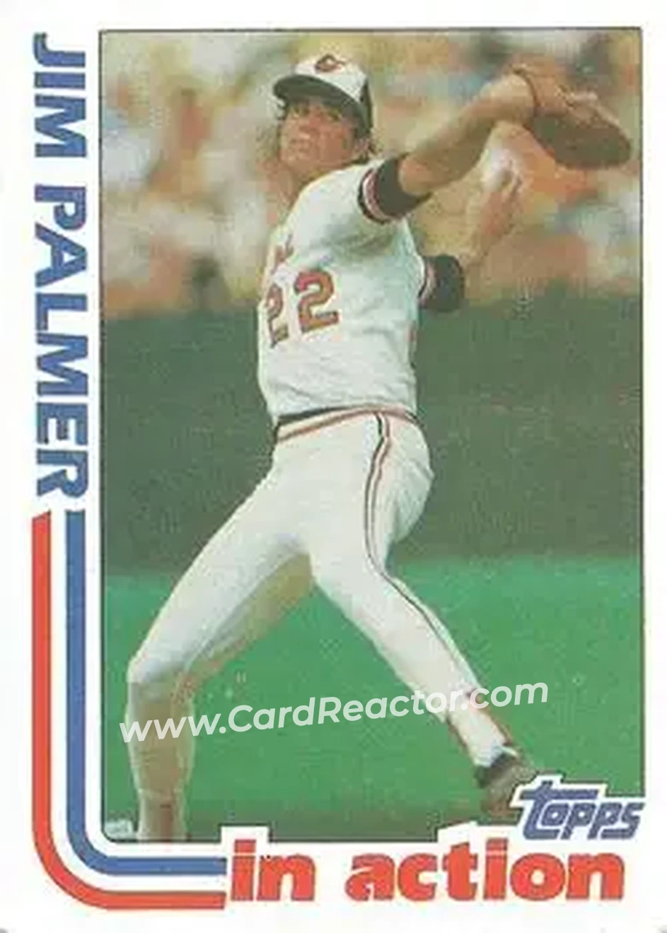 1982 Topps #81 - Jim Palmer - Baltimore Orioles - Front