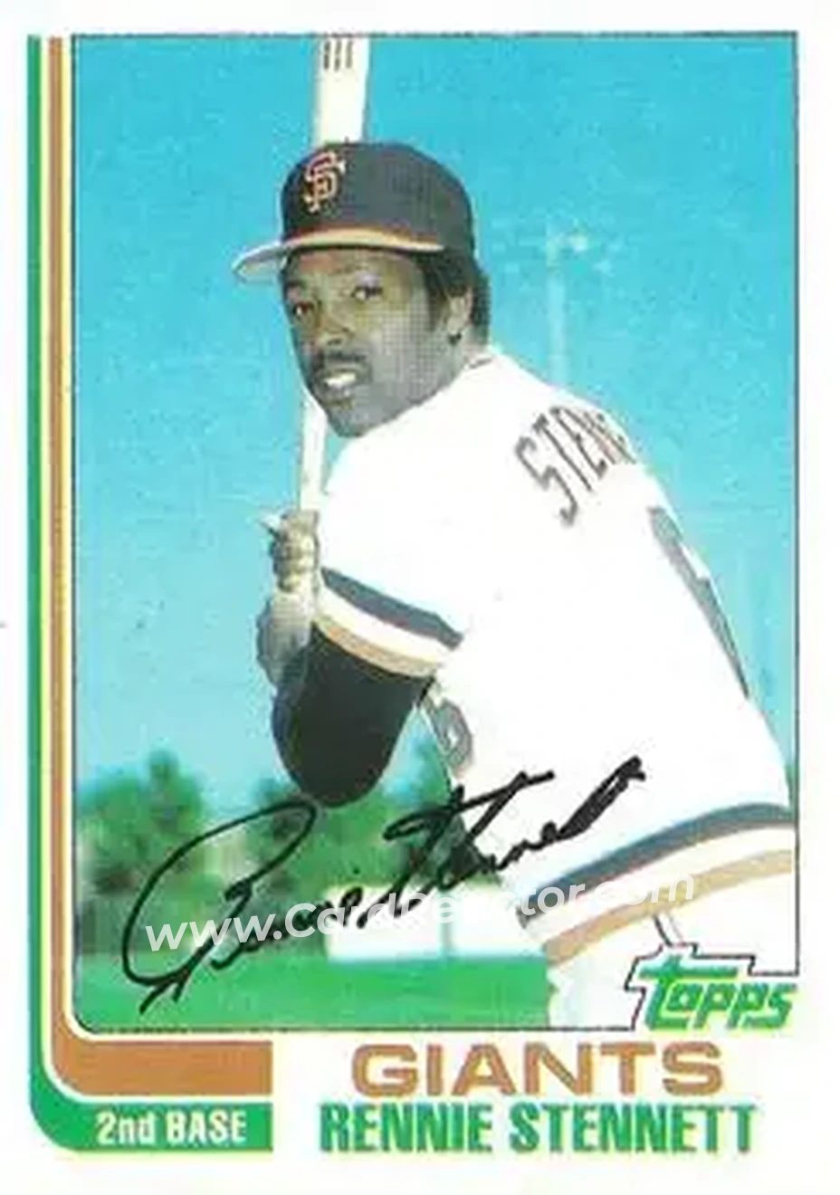 1982 Topps #84 - Rennie Stennett - San Francisco Giants - Front 1982 Topps #84 - Rennie Stennett - San Francisco Giants - Front