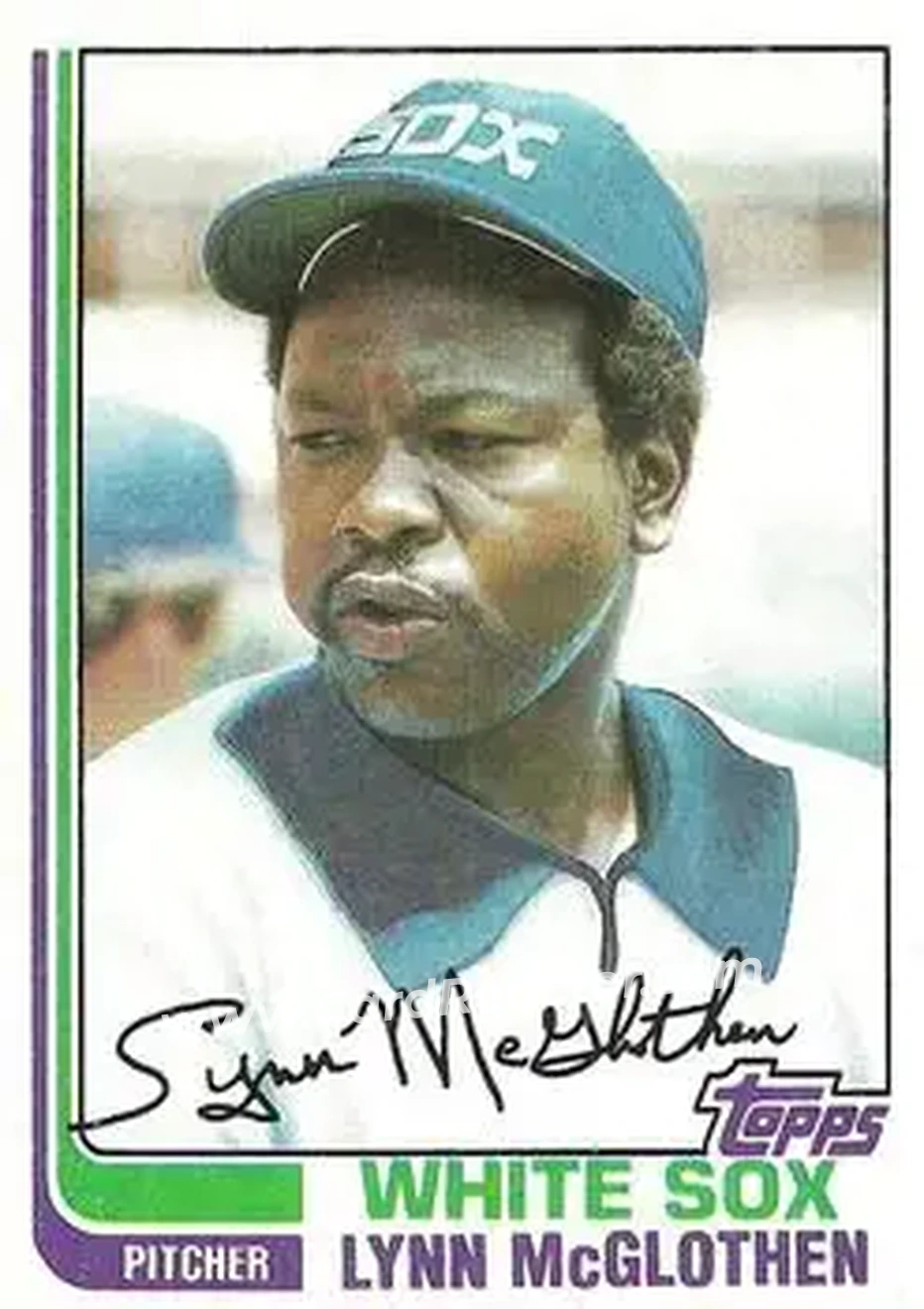 1982 Topps #85 - Lynn McGlothen - Chicago White Sox - Front
