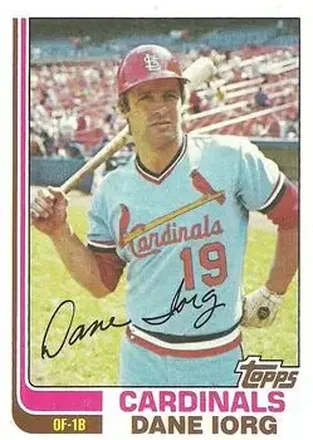 1982 Topps #86 - Dane Iorg - St. Louis Cardinals 1982 Topps #86 - Dane Iorg - St. Louis Cardinals