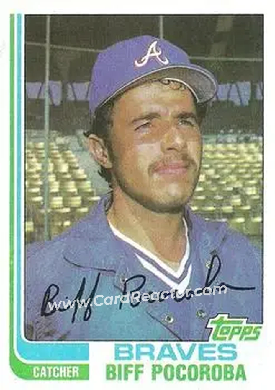 1982 Topps #88 - Biff Pocoroba - Atlanta Braves - Front 1982 Topps #88 - Biff Pocoroba - Atlanta Braves - Front