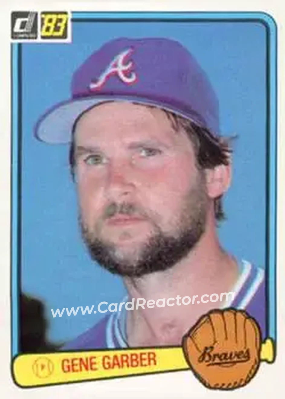 1983 Donruss #223 - Gene Garber - Atlanta Braves - Front