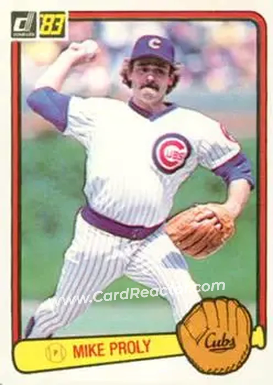 1983 Donruss #225 - Mike Proly - Chicago Cubs - Front 1983 Donruss #225 - Mike Proly - Chicago Cubs - Front