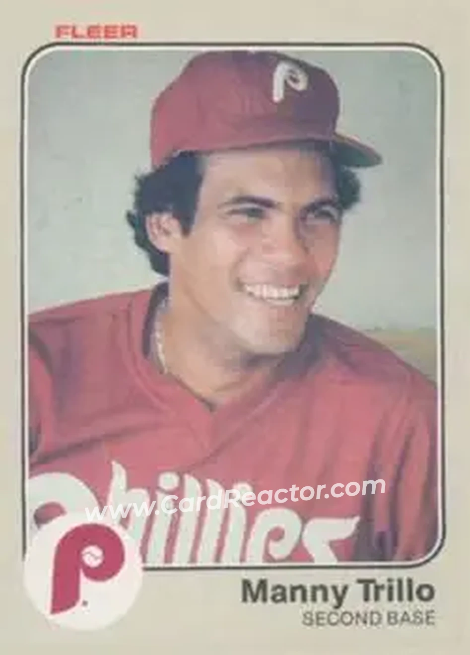 1983 Fleer #174 - Manny Trillo - Philadelphia Phillies - Front