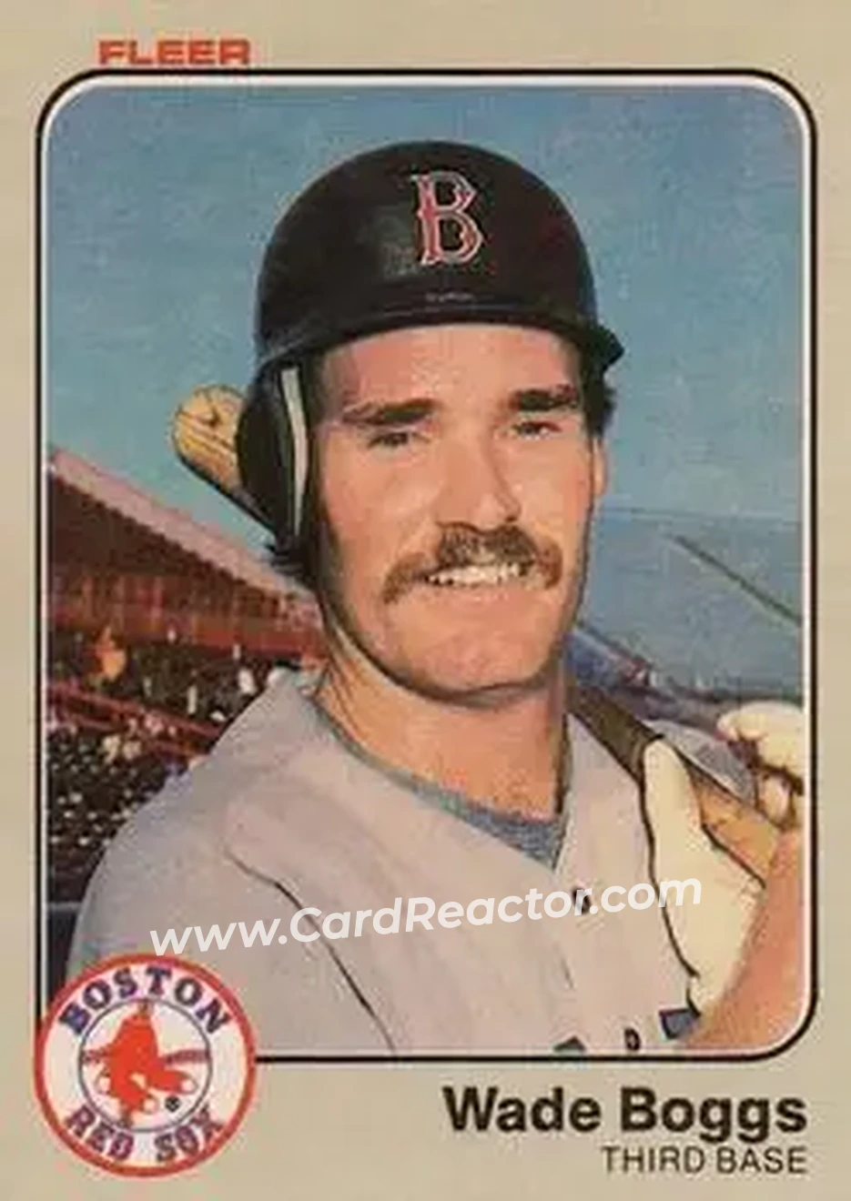1983 Fleer #179 - Wade Boggs - Boston Red Sox - Front