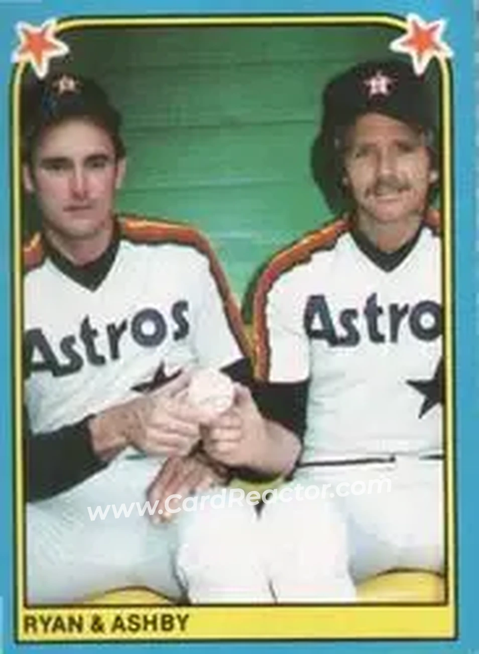 1983 Fleer Star Stickers #141 - Card #141 - Houston Astros - Front