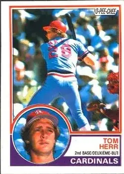 1983 O-Pee-Chee feature card