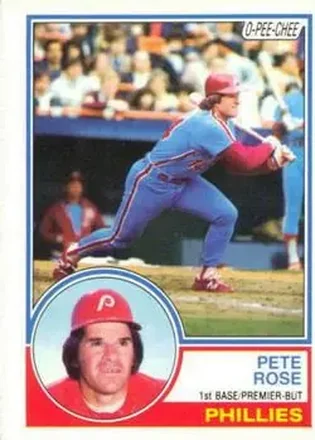 1983 O-Pee-Chee #100 - Pete Rose - Philadelphia Phillies