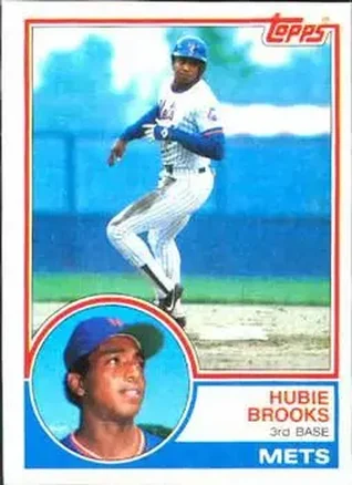 1983 Topps #134 - Hubie Brooks - New York Mets 1983 Topps #134 - Hubie Brooks - New York Mets
