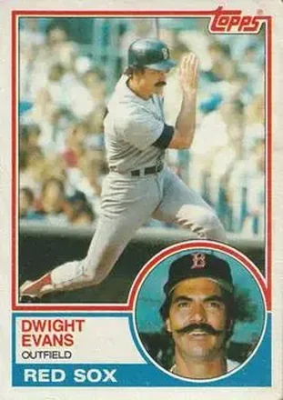 1983 Topps #135 - Dwight Evans - Boston Red Sox
