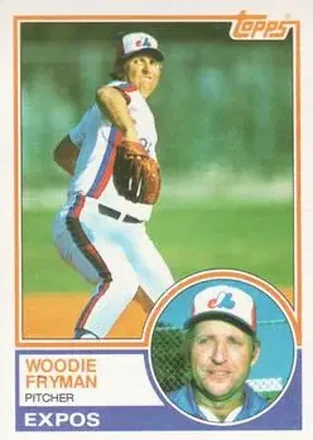 1983 Topps #137 - Woody Fryman - Montreal Expos 1983 Topps #137 - Woody Fryman - Montreal Expos