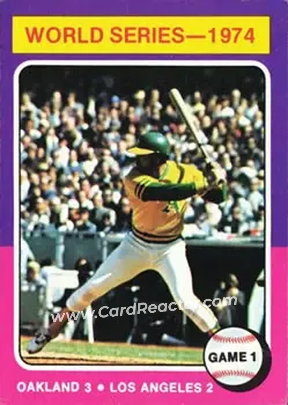 1975 Topps #461 - Card #461 - Front