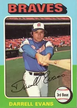 1975 Topps #475 - Darrell Evans - Atlanta Braves
