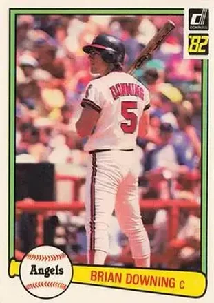 1982 Donruss #115 - Brian Downing - California Angels 1982 Donruss #115 - Brian Downing - California Angels
