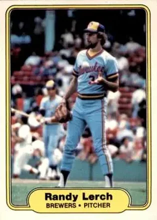 1982 Fleer #147 - Randy Lerch - Milwaukee Brewers