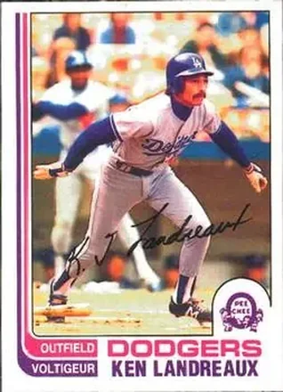 1982 O-Pee-Chee #114 - Ken Landreaux - Los Angeles Dodgers