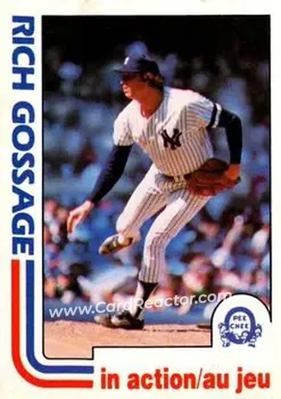 1982 O-Pee-Chee #117 - Rich Gossage - New York Yankees - Front