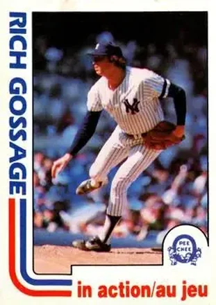 1982 O-Pee-Chee #117 - Rich Gossage - New York Yankees 1982 O-Pee-Chee #117 - Rich Gossage - New York Yankees