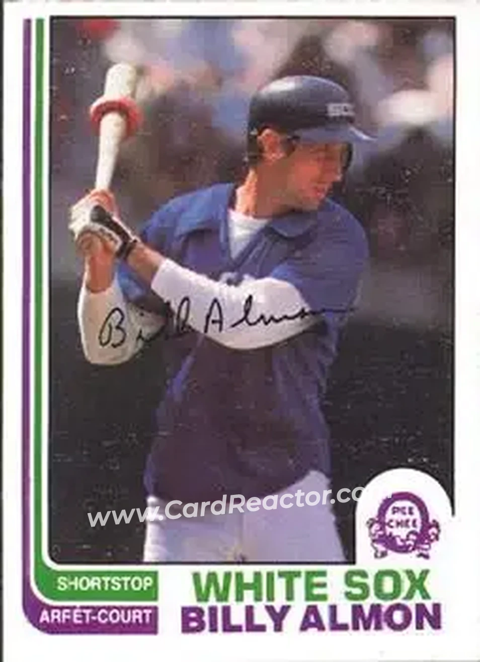 1982 O-Pee-Chee #119 - Bill Almon - Chicago White Sox - Front