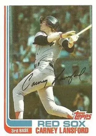 1982 Topps #91 - Carney Lansford - Boston Red Sox