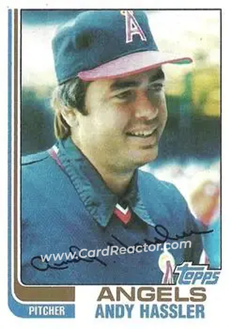 1982 Topps #94 - Andy Hassler - California Angels - Front 1982 Topps #94 - Andy Hassler - California Angels - Front