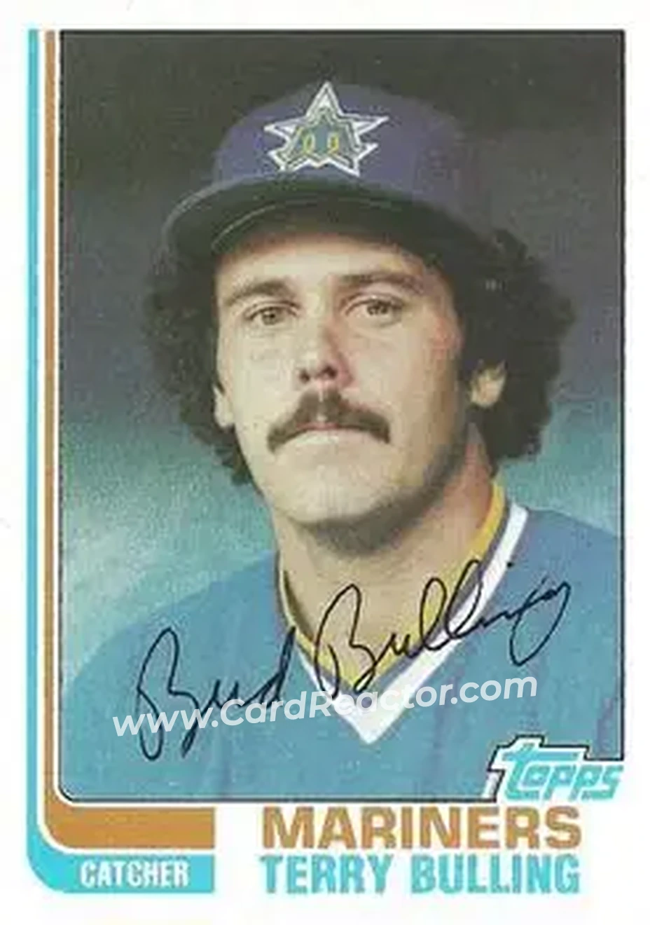 1982 Topps #98 - Terry Bulling - Seattle Mariners - Front